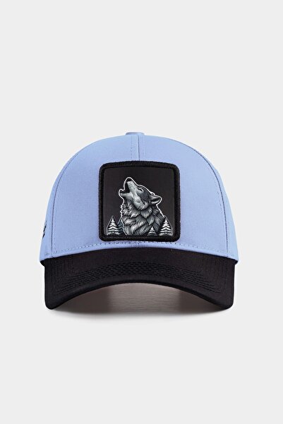 BlackBörk Шість бейсболок чорно-блакитного кольору з логотипом Kurt