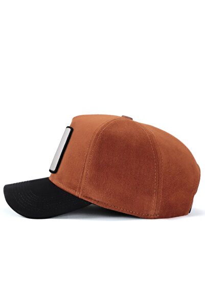 BlackBörk Wolf Logo Navy-Camel Baseball Cap