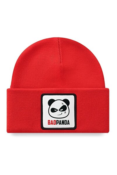 BlackBörk Red Beret with Panda Logo