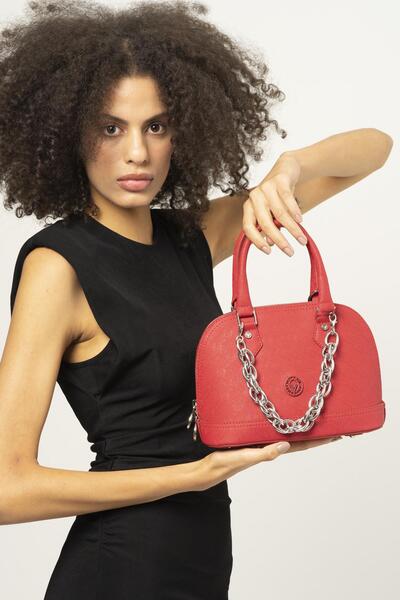 Valentino Orlandi Women's Shoulder Bag Red Vlt048