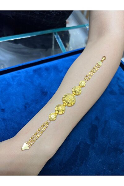 kuyumcu nurettin 10 Gr (Gram) Parmak İzi Bileklik 22 Ayar Altın