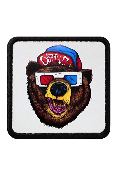 BlackBörk V1 Ayı - 2 Kod Logolu Unisex Beyaz Bench (PATCH)