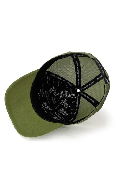 BlackBörk Kids Bukalemun Logolu Yeşil Çocuk Trucker Şapka