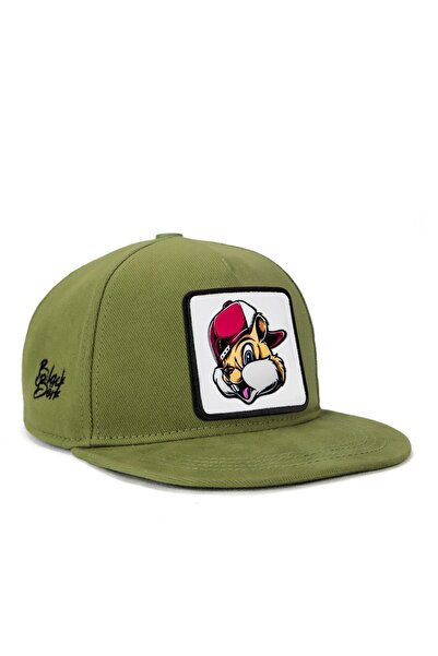 BlackBörk Pălărie pentru copii verde cu logo Hip Hop Kids Squirrel