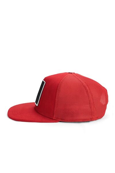 BlackBörk Hip Hop Kids Lion Logo Red Children's Trucker Hat