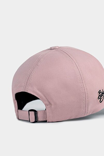 BlackBörk Six Queen Logo Black-Salmon Baseball Cap