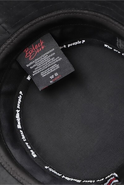 BlackBörk Panter Logolu Siyah Bucket Şapka