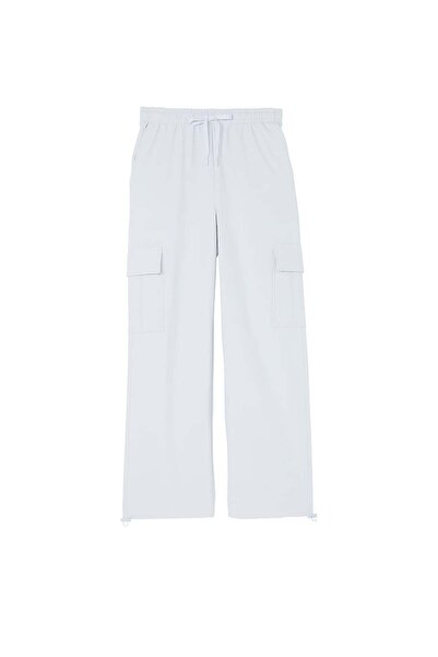 PINK Kalın Dokuma Kargo Pantolon