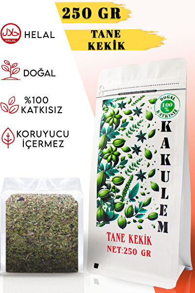 Kakulem SERTİFİKALI Doğal Kurutulmuş Kekik Zahter Tane Dağ Kekiği 250 GR