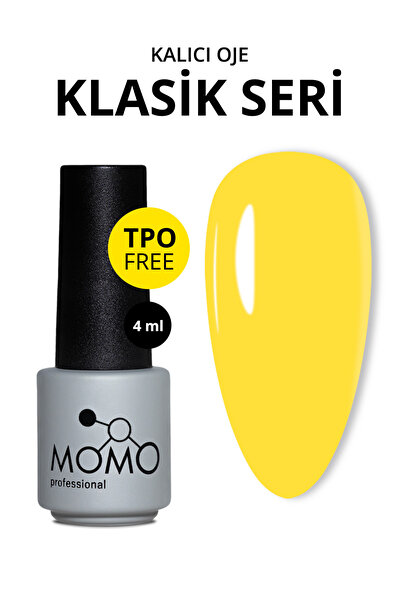 MOMO professional Kalıcı Oje K065, Sarı, 4 ml, TPO- FREE