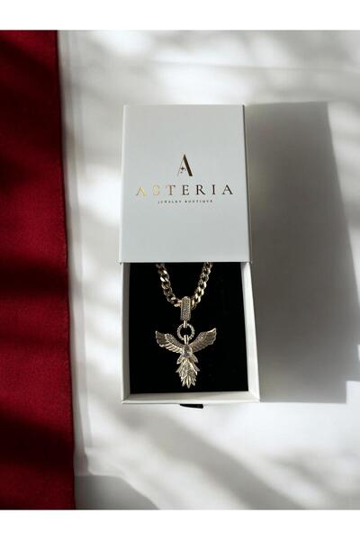 Asteria Jewelry قلادة تشاغلا شيكل الذهبية