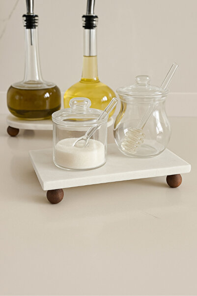 daimahome Küçük Boy Mermer Yağdanlık Altlığı [10cm × 20cm]