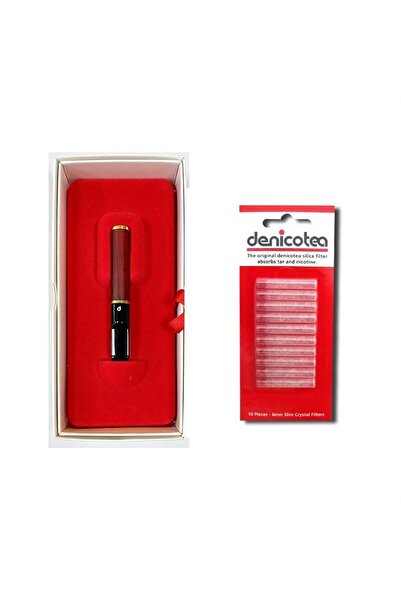 DENİCOTEA Nice 25100 Karbon Filtreli 6mm Lüks Sig.Ağızlığı Maun