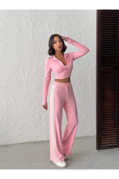 Miss Prova Αθλητικό πλεκτό μπουφάν/φούτερ από μαλακό ύφασμα με φερμουάρ και κλειστό μέσα στα δάχτυλα MISSCE7334