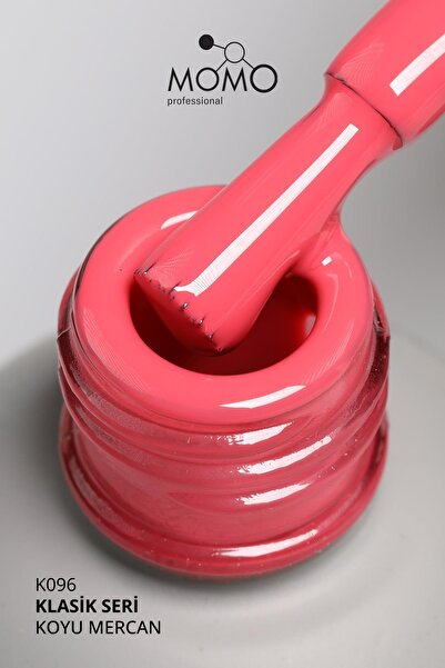 MOMO professional Kalıcı Oje K096, Koyu Mercan, 4 ml, TPO- FREE