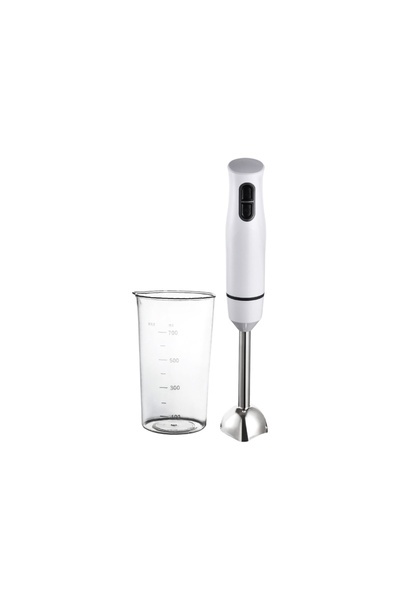 DLC Hand blender with cup in white