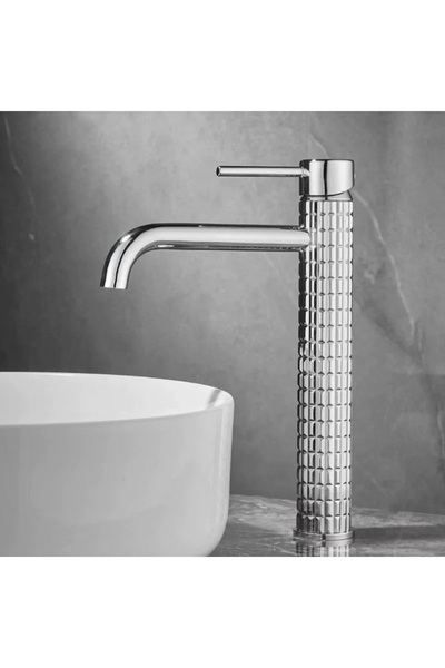 OEM Bathroom Bowl Sink Faucet Matte Chrome Nickel Color New Design Imported with 7 Years Warranty