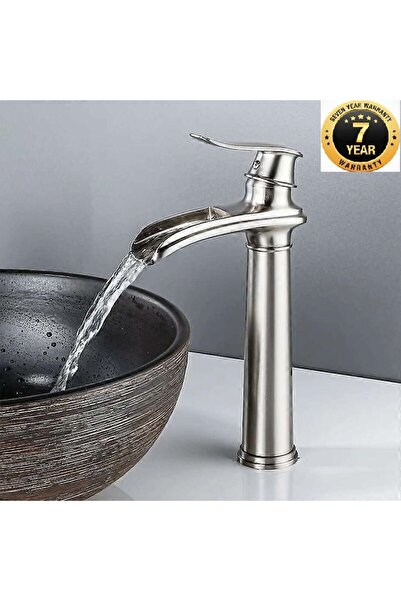 OEM Banyo Çanak Lavabo Bataryası Mat Krom Nikel Renk Yeni Tasarım 7 Yıl Garan...