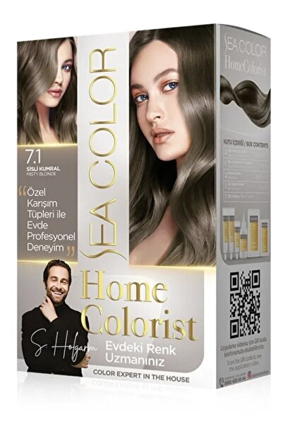 Sea Color Home Colorist Set Saç Boyası 7.1 Sisli Kumral