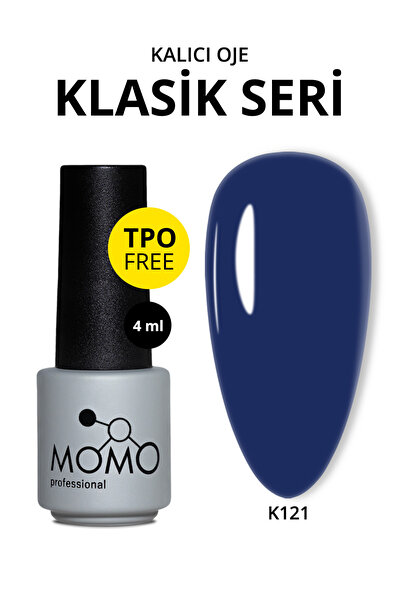 MOMO professional Kalıcı Oje K121, Lacivert, 4 ml