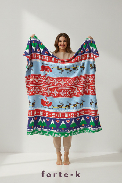 Fortek Home Digital Printed Fleece Blanket - Tv Blanket - Fleece Blanket