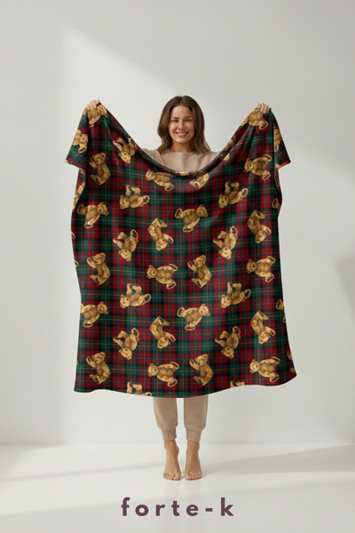 Fortek Home Digital Printed Fleece Blanket - Tv Blanket - Fleece Blanket