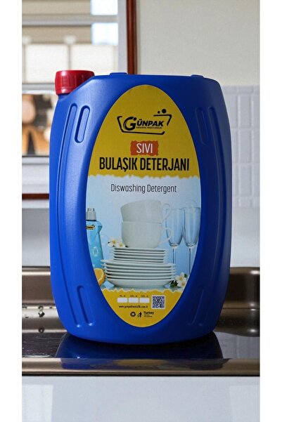 günpak endüstriyel temizlik ürünleri 5 lt bulaşık deterjanı