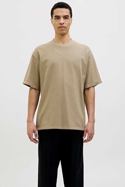 Jack & Jones Мъжка зелена тениска с обло деколте Jjloui Osmos 12270710-Coriander