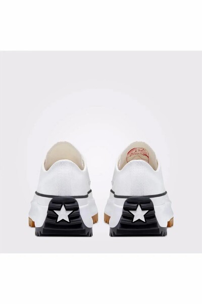 Converse Γυναικεία παπούτσια White Run Star Hike Canvas Platform Sports & Casual 168817C-White