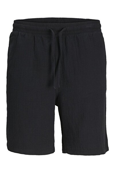 Jack & Jones Men's Black Jpstjaiden Patras Jogger Short Srt Shorts 12274758-Black