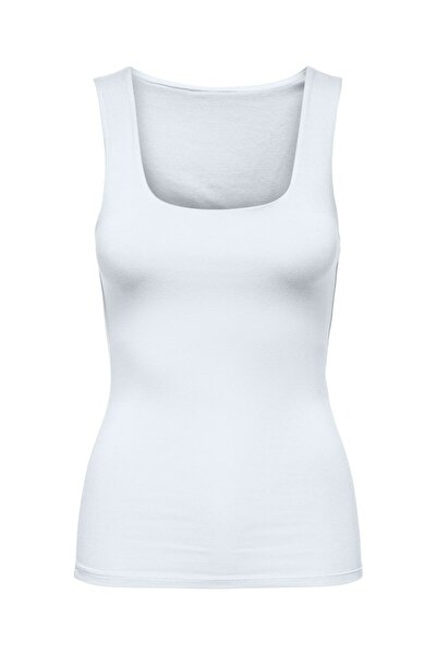 ONLY Γυναικείο λευκό μπλουζάκι Onlfelina 2-way Top 15340909