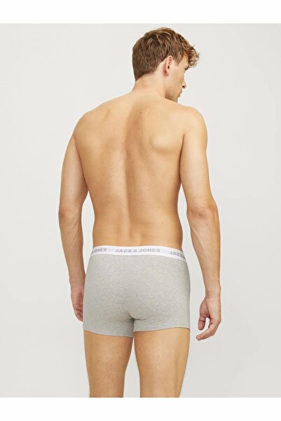 Jack & Jones Trunchiuri gri Jacbasic pentru bărbați, pachet de 7 boxeri Noos 12165587-gri deschis