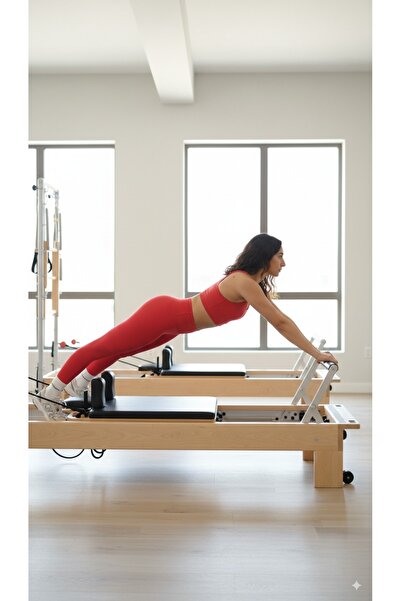 Keep Risen Basic Tayt Kırmızı Toparlayıcı Spor Kadın Tayt