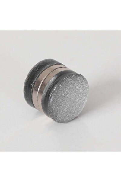 ipekistanbul مشبك وشاح مغناطيسي - لامع - رمادي