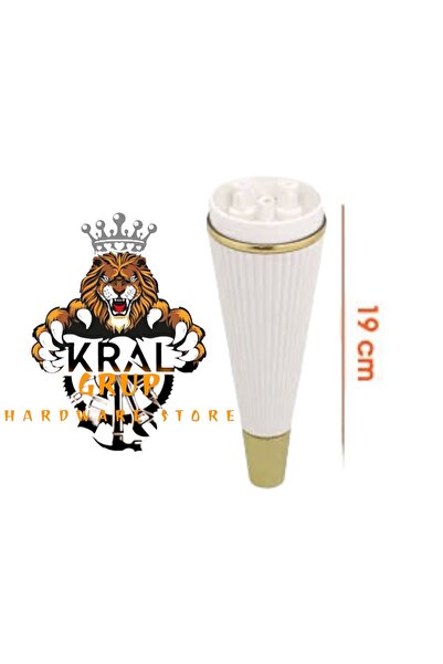 KRAL GRUP HIRDAVAT Sementa, Dolap Ayak, 18 Cm Ayarlı, Komidin Ayak, Mobilya A...