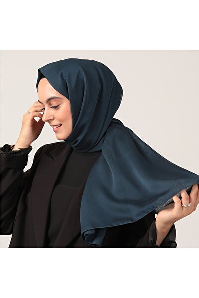 ipekistanbul Şal din şifon Janjanlı - Albastru închis