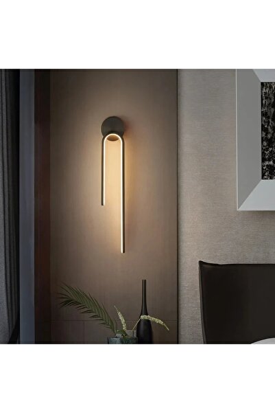 LİVORA LIGHTING Hera Modern Günışığı Siyah Ledli Duvar Aplik
