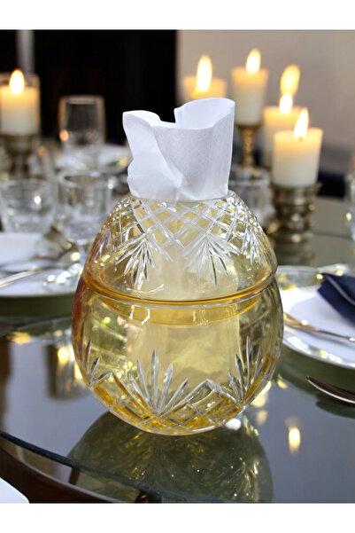 AYZ HOME Large Size Crystal Glass Napkin Holder