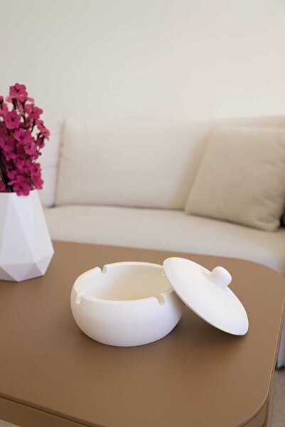 KARRA Σετ Στρογγυλό Διακοσμητικό Τασάκι από Σκυρόδεμα