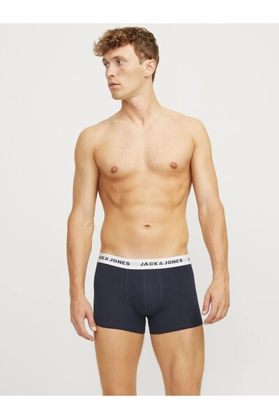 Jack & Jones Trunchiuri gri Jacbasic pentru bărbați, pachet de 7 boxeri Noos 12165587-gri deschis