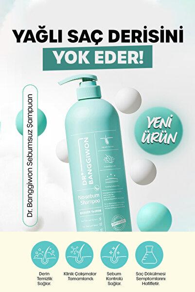 DR BANGGIWON Yağlı Saçlar Için Sebum Dengeleyici Şampuanı No Sebum Shampoo 1000 ml