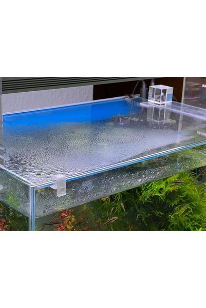 Maker Deha 4lü Şeffaf Akvaryum Buhar Camı Tutucu 6mm