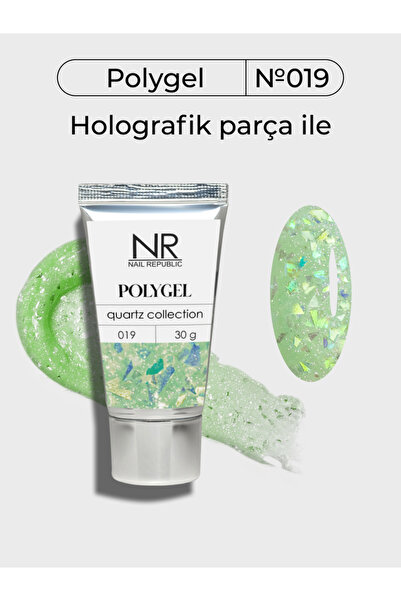 Nail Republic Kalıcı Oje Protez Tırnak PolyGel 019 Quartz collection (30 ml)