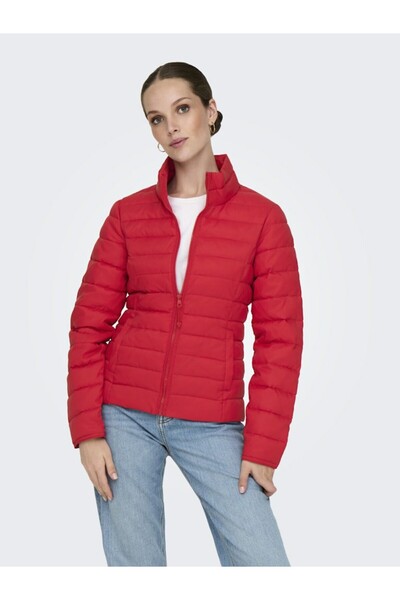ONLY Red Onltahoe Women's Quilted Jacket - Otw Cc 15304783 -Marsred