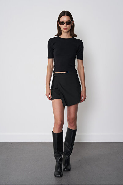 Beyyoglu Crop Basic Tshirt