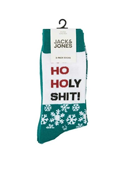 Jack & Jones Jack Jones Snowflake 3 Lü Paket Erkek Çorap 12246912