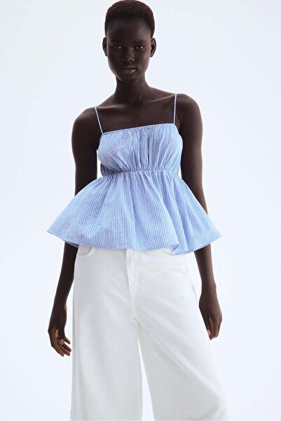 H&M Peplum strappy top