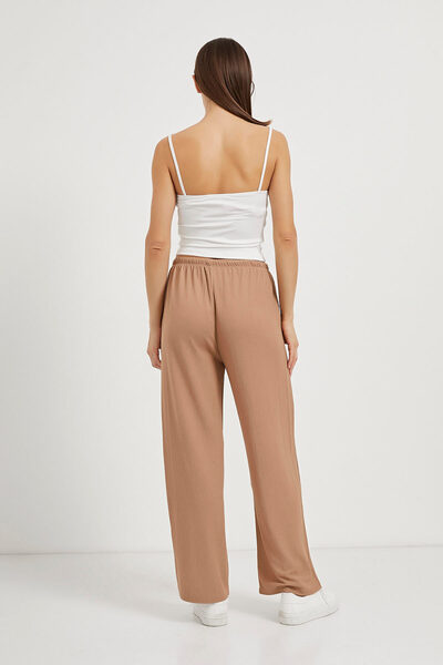 Arma Life Women's Loose Wide Leg Elastic Waist Loose Baggy Trousers