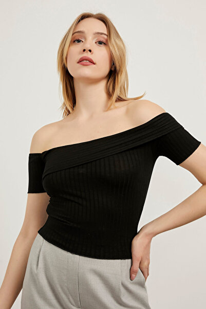 Arma Life Kadın Straplez Sırt Dekolteli Kaşkorse Siyah Body