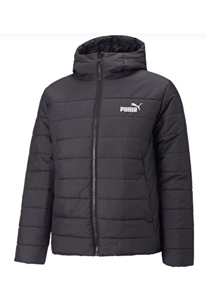 Puma Ess Hooded Padded Jacket 848938-01 Şişme Erkek Mont SİYAH